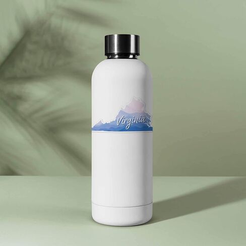 Virginia Appalachian Mountains Sticker - Cute Southern Decals for Hydroflask Water Bottle & Laptop, Blue Ridge Mtns Roanoke VA Gift in Kuwait