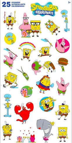 Nickelodeon Spongebob Blind Ball Party Favors Bundle - 2 Pack Blind Ball Mystery Mini Figures Plus Stickers, More | Spongebob Squarepants Mini Figurines for Kids, Boys, Girls in Kuwait