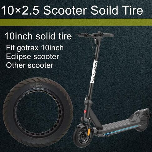10inch solid tire,10 * 2.5 electric scooter solid tire,Compatible with 10inch Gotrax G4,Eclipse Electric scooter solid tire(1) in Saudi Arabia