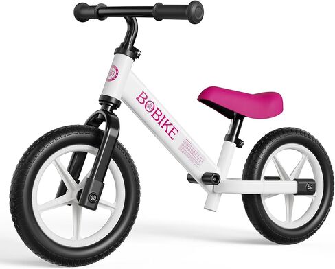 Bobike Toddler Balance Bike 2 Year Old, Balance Bike with Footrest for Ages 2-5, Adjustable Seat & Handlebar, No-Pedal Training Bike, Toys Gift for Boys and Girls in Saudi Arabia