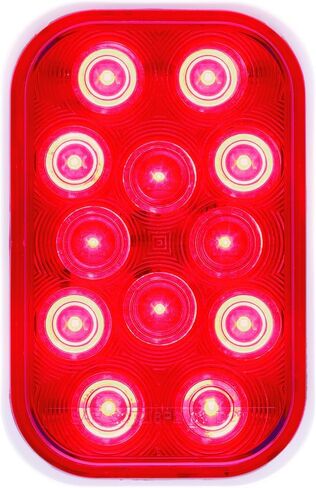 Optronics STL33RBP Red Lens Sealed Rectangular LED Stop/Turn/Tail Light in Kuwait