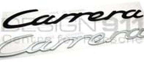 CARRERA Rear Badge 26cm. Porsche 996 / 997 (BLACK Carrera Badge) in Kuwait