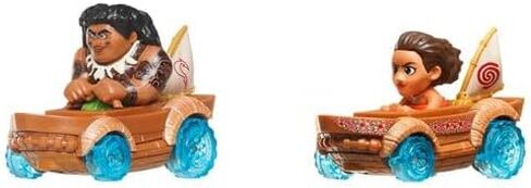 Hot Wheels Racer Verse Die-Cast Vehicles with Character Drivers Cars Optimized for Performance on RacerVerse Track - Maui & Moana in Kuwait