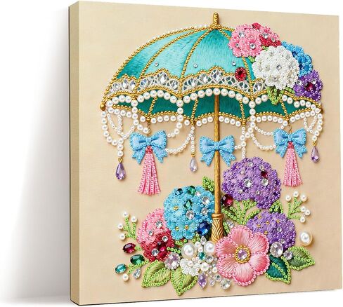 ARTopet DIY Pearl Painting Kit with Frame Gemstone Pearl Diamond Dots Beads Canvas Art Craft for Adult Beginners Display for Tabletop and Wall Mounting Home Decor-Sunflower in Saudi Arabia