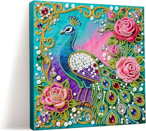 ARTopet DIY Pearl Painting Kit with Frame Gemstone Pearl Diamond Dots Beads Canvas Art Craft for Adult Beginners Display for Tabletop and Wall Mounting Home Decor-Sunflower in Saudi Arabia