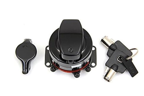 Big Twin Hinge Ignition Switch 6 Terminal Gloss Black in Kuwait