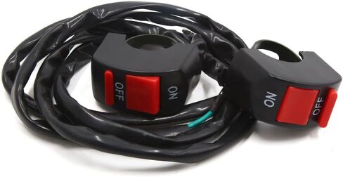 uxcell 2pcs Universal Motorcycle Scooter 7/8 Handlebar Kill Stop ON-Off Button Switch in Kuwait