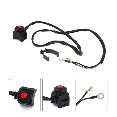 Engine Kill Switch Button Kit Fits for Kawasaki for Suzuki KX60 KX65 KX85 KX80 DRZ400 in Saudi Arabia