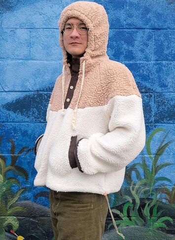 Know Me ME2136A Unisex Loose-Fitting Contrast Jackets Sewing Pattern Packet by Donny Q, Design Code ME2136, Sizes XS-S-M-L-XL-XXL in Saudi Arabia