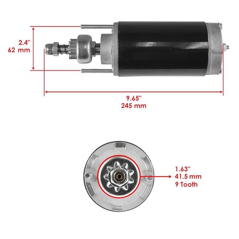 Caltric Starter Compatible with Mercury 120 120Hp 120 120Xr 120Xr2 Sport Jet 1995 1996 1997 1998 1999 2000 in Kuwait