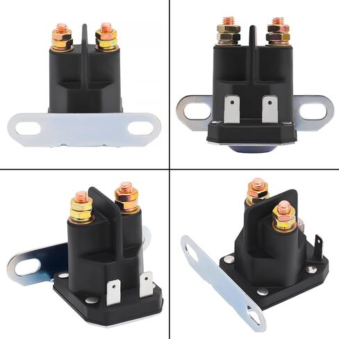 Road Passion 725-04439 12V 4 Terminal Solenoid Relay Replacement For JD Z445, Z645; Troy Bilt Big Red Horse, Bronco, Super Bronco, Colt XP, Horse, Horse XP, Pony, Mustang 46 XP, Mustang 50 42 XP in Kuwait