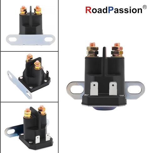 Road Passion 725-04439 12V 4 Terminal Solenoid Relay Replacement For JD Z445, Z645; Troy Bilt Big Red Horse, Bronco, Super Bronco, Colt XP, Horse, Horse XP, Pony, Mustang 46 XP, Mustang 50 42 XP in Kuwait