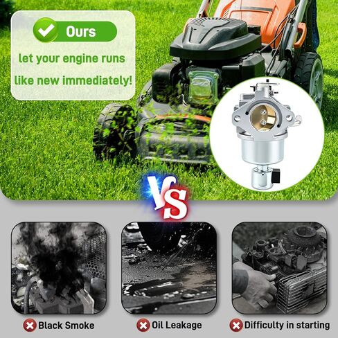 592952 Carburetor Compatible with 33R877 331877 19HP Intek Engine, with Air Filter in Saudi Arabia
