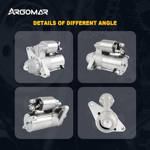 Starter Motor Compatible with Ford F-150 2011-2012 V6 3.5L/3.7L, Mustang 2011-2012 V6 3.5L, 1.2KW 12V 12-Tooth Clockwise, Replace# BR3T-11000-AC, BR3Z-11002 5405N in Saudi Arabia