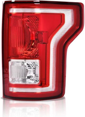 PIT66 LED Tail Lights Compatible with 2009-2014 Ford F150 LED Point Style BL3Z13405B Black Housing Clear Lens Rear Tail Lamp Lamp Assembly in Kuwait