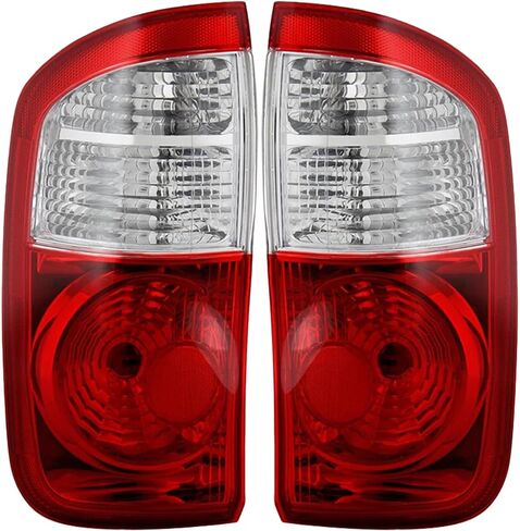 Tail Light Assembly Compatible With 2004 2005 2006 Toyota Tundra Driver and Passenger Side Halogen Rear Brake Lamps With Bulb And Wiring Harness Fit 4 Door Double Cab in Kuwait