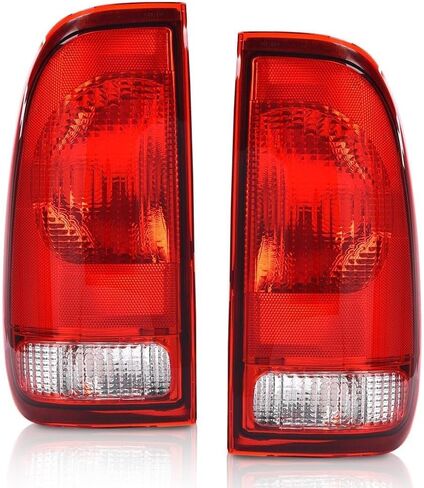PIT66 LED Tail Lights Compatible with 2009-2014 Ford F150 LED Point Style BL3Z13405B Black Housing Clear Lens Rear Tail Lamp Lamp Assembly in Kuwait