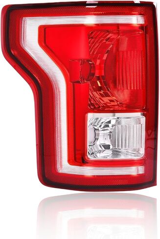 PIT66 LED Tail Lights Compatible with 2009-2014 Ford F150 LED Point Style BL3Z13405B Black Housing Clear Lens Rear Tail Lamp Lamp Assembly in Kuwait