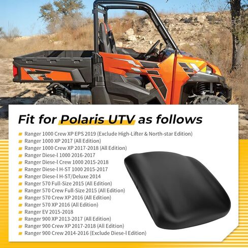 M MATI Driver Side Front Seat Bottom for Polaris Ranger EV 1000 900 570 XP Crew Diese-l 2013-2019 2684966-070 in Kuwait
