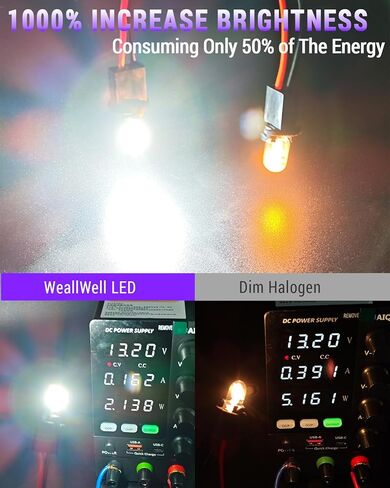 194 لمبة LED لأضواء لوحة الترخيص، لمبة إضاءة قبة بيضاء 6000 كلفن، 168 T10 فائقة السطوع 3030 رقاقة بديلة لخريطة السيارة N الشاحنة، مصابيح باب صندوق القفازات ذات العلامة الجانبية، حزمة من 2 in Kuwait