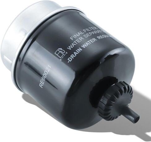 RE60021 Fuel Filter Compatible with John Deere 240 250 260 Skid Steer Loader 5103 5105 5203 5204 5205 5210 5215 5220 5303 5310 5315 5320 5403 5410 5510 5515 5520 5605 5615 5625 Tractor Replace RE60019 in Kuwait