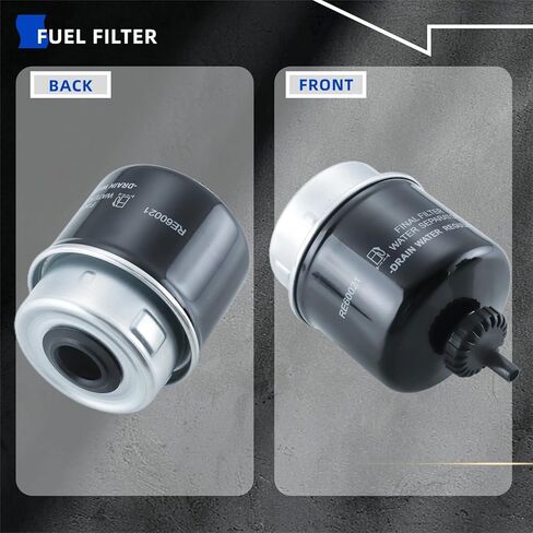 RE60021 Fuel Filter Compatible with John Deere 240 250 260 Skid Steer Loader 5103 5105 5203 5204 5205 5210 5215 5220 5303 5310 5315 5320 5403 5410 5510 5515 5520 5605 5615 5625 Tractor Replace RE60019 in Kuwait