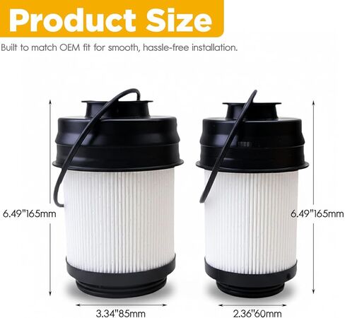 68677800AA Fuel Filter Water Separator Compatible with 2025 2026 Dodge Ram 2500 3500 4500 5500 6.7L Cummins Turbo Diesel Engines in Saudi Arabia