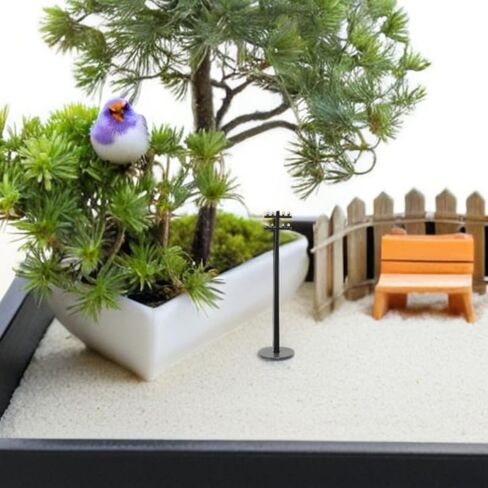 VICASKY 3pcs Miniature Telephone Poles for Model Train Scenery Realistic Poles Railroad Railway Model Diorama Traffic Sign for Scale Architectural Accessories in Kuwait