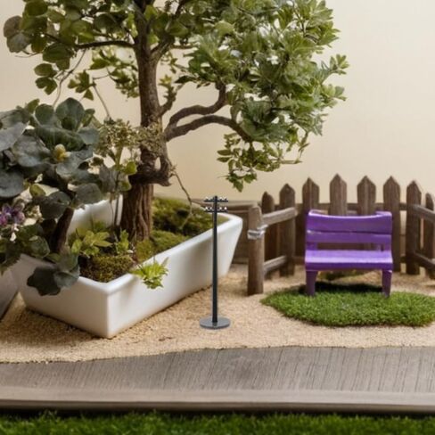 VICASKY 3pcs Miniature Telephone Poles for Model Train Scenery Realistic Poles Railroad Railway Model Diorama Traffic Sign for Scale Architectural Accessories in Kuwait