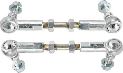 M8 8mm Go Kart Steering Tie Rod Kit 110mm-135mm Adjustable Left Right Thread Ball Joint Tie Rod Ends 2 Pack for Go Kart ATV Quad Scooter Steering Linkage Replacement Parts in Saudi Arabia