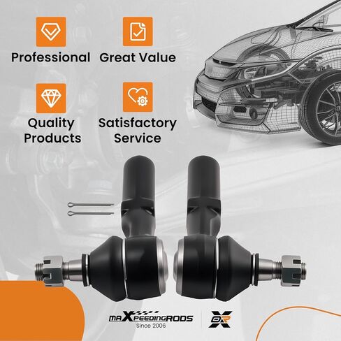 maXpeedingrods 2Pcs ES800986 Front Outer Tie Rod Ends for Chrysler 300 2011-2018 Dodge Charger 2011-2019 Dodge Challenger 2011-2018 in Kuwait