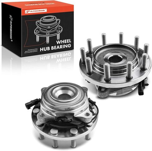 A-Premium 2 x Front Wheel Bearing and Hub Assembly with ABS & 10-Lug Compatible with Dodge Ram 4500 2008-2010, Ram 5500 2008-2010 & Ram 4500 2011-2018, 5500 2011-2018 in Kuwait