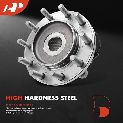 A-Premium 2 x Front Wheel Bearing and Hub Assembly with ABS & 10-Lug Compatible with Dodge Ram 4500 2008-2010, Ram 5500 2008-2010 & Ram 4500 2011-2018, 5500 2011-2018 in Kuwait
