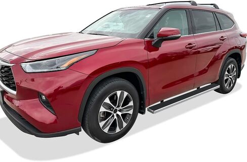 HD Ridez Running Board Side Step Bars 6" Stainless Steel Polished Compatible with Toyota Highlander 2020-2026 (Side Steps Side Bars) in Kuwait