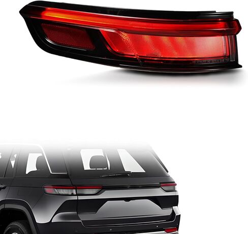 Led Tail Lights Compatible with Jeep Grand Cherokee 2021 2022 2023 2024 Rear Brake Tail Lamp Outer Taillights Assembly Replace CH2804123 68421133AD Left Driver Side in Saudi Arabia