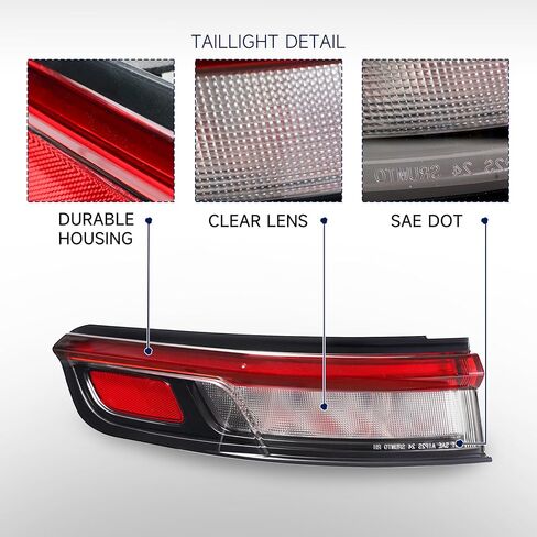Led Tail Lights Compatible with Jeep Grand Cherokee 2021 2022 2023 2024 Rear Brake Tail Lamp Outer Taillights Assembly Replace CH2804123 68421133AD Left Driver Side in Saudi Arabia