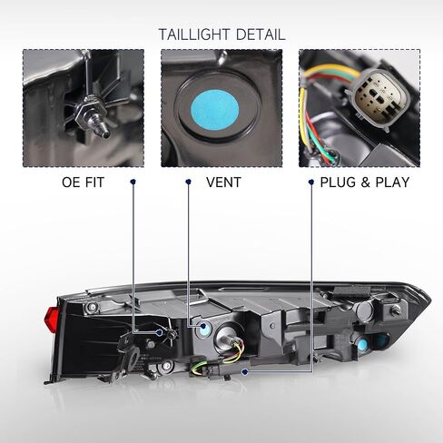 Led Tail Lights Compatible with Jeep Grand Cherokee 2021 2022 2023 2024 Rear Brake Tail Lamp Outer Taillights Assembly Replace CH2804123 68421133AD Left Driver Side in Saudi Arabia