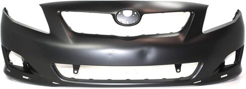 Garage-Pro Front Bumper Cover Kit Compatible with 2009-2010 Toyota Corolla Primed, for Models with Spoiler Holes, North America Built Vehicle in Kuwait