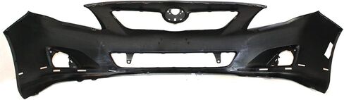 Garage-Pro Front Bumper Cover Kit Compatible with 2009-2010 Toyota Corolla Primed, for Models with Spoiler Holes, North America Built Vehicle in Kuwait