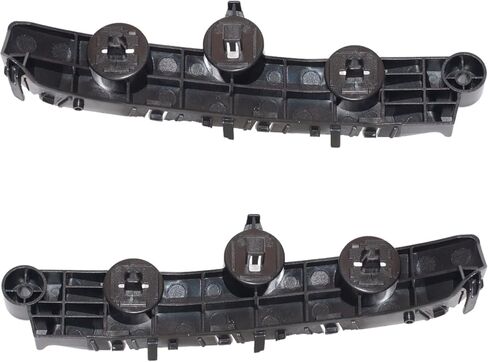 Front Left Driver & Right Passenger Side PAIR Bumper Cover Support Mounting Bracket, Fits 2022-2025 Nissan Pathfinder, Black Textured Plastic, NI1042136 NI1043136 622276TA0A 622266TA0A in Kuwait