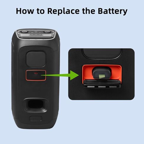 5000mAh Battery Compatible with JBL PartyBox Club 120 Portable Speaker, Replacement for JBL Battery 200 in Kuwait