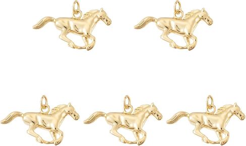 Elecrelive 10Pcs Coffee Charms for Bracelets, 18K Gold Plated Brass Pendants Mini Coffee Cup Charms for Necklace Bracelet Earring Jewelry Accessories in Kuwait