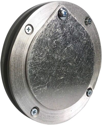 4 Inch Aluminum Exhaust Port For Doors Up To 1/4 Inch Thick in Kuwait