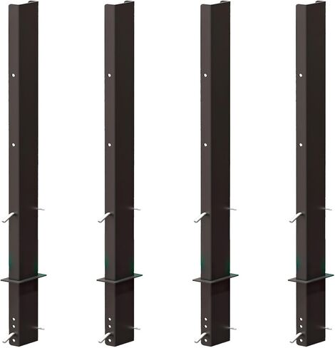 30" Trailer Pipe Stake, C Channel Pipe Stake for Flatbed Trucks and Trailer Hauler, Heavy Duty Trailer Stake Pocket Accessories, 4 Pack in Saudi Arabia