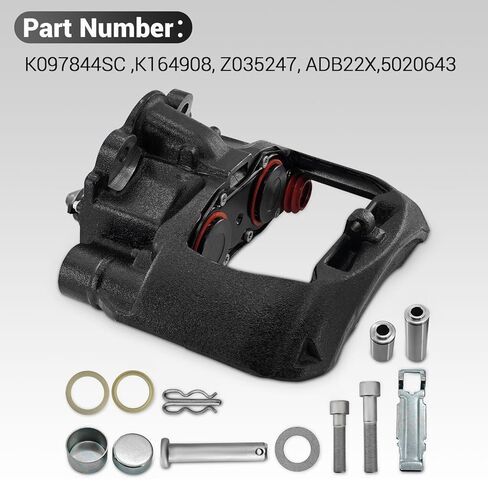 K097844SC Z035247 ADB22X طقم فرجار قرص الهواء لاستبدال Bendix ADB22X فرجار الفرامل الجانب الأيمن مع مجموعة دبوس دليل 5020643 استبدال K164908 802984 K149714 K165794X in Kuwait