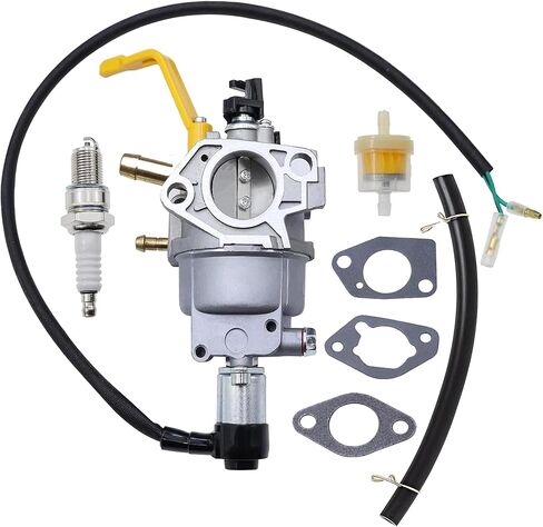 Carburetor for Firman Generator Parts T07571 T07573 H07552 H07553 Tri Fule 6900 7500 8450 9400W 439CC Engine Dual Fuel Generator Replaces 380723515 375715509 490.131000.16F in Saudi Arabia