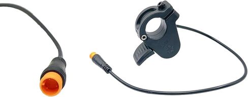 Electric Throttle 300X Thumb Throttle 3-Pin M8 Waterproof Plug Ebike Throttle 300X Left and Right Thumb Handlebar Accelerator for 12V 24V 36V 48V 52V 60V 72V Electric Bikes Scooters 22mm Handlebars in Kuwait