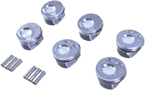 6-Piece Engine Piston Ring Set Compatible with 2008-2017 Q7 and CC VR6 3.6L Engines - Replaces 03H107066N, 03H107066F in Saudi Arabia