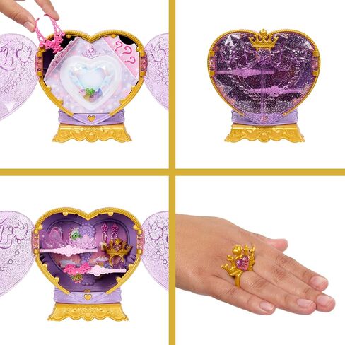 Mattel Disney Princess Rapunzel Fashion Doll & Accessories with 8 Surprises, Including Heart Gem Box, Ring for Child & 9 Play Pieces, Inspired by Movie in Kuwait