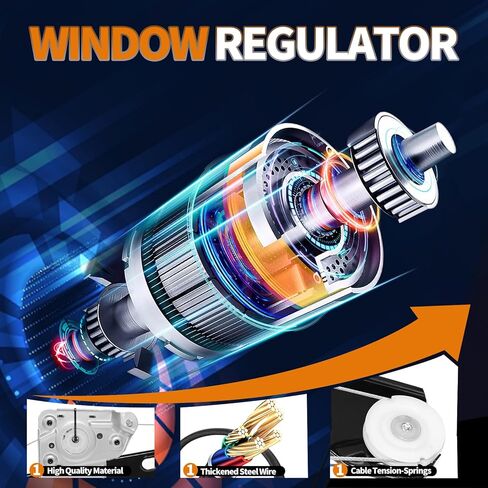 749-469 Rear Right Passenger Side Power Window Regulator for BMW E90 E91 323i 325i 328i 330i 335i M3 2006-2012 Without Motor in Kuwait